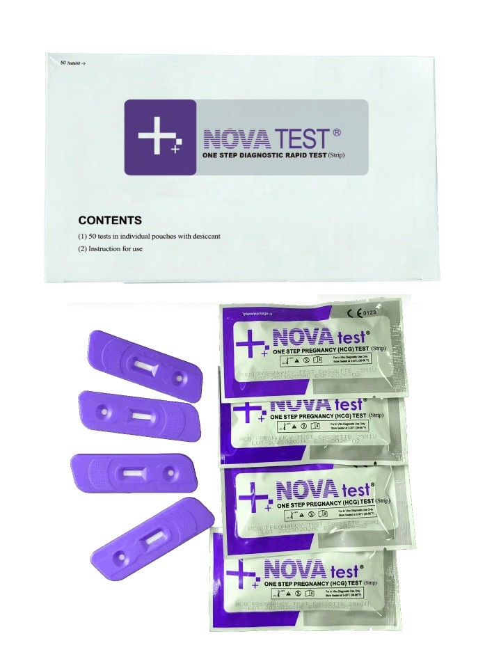 Pregnancy Rapid Test Strips - Atlas link - Professional Application Box of 50