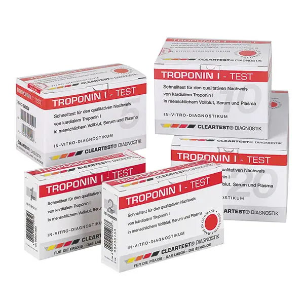 Cleartest Cardiac Troponin Blood Test (Pack of 10)