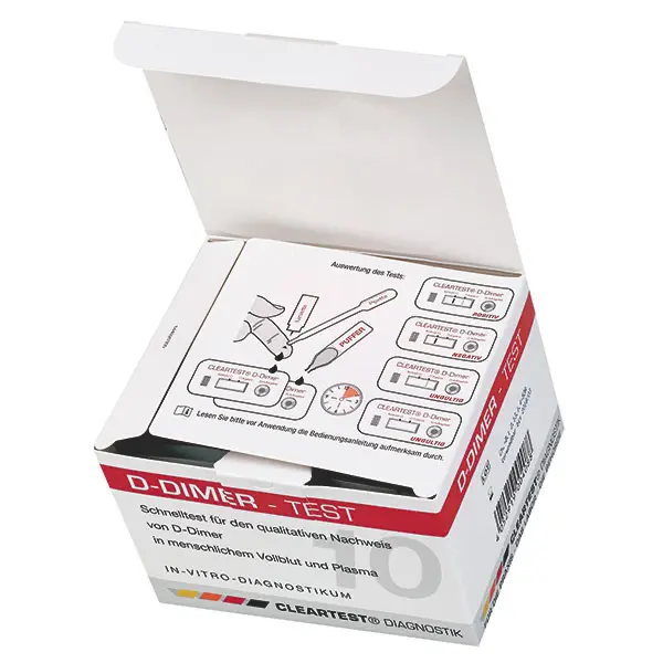 Cleartest D-Dimer Blood Test Cassette (Pack of 5)