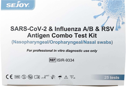 Sejoy SARS-CoV-2 influenza a+b RSV antigen  4 in 1 combo rapid Test