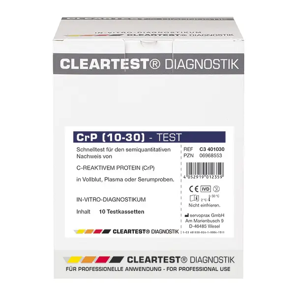 CLEARTEST C-Reactive Protein (CRP) Test Kit (10/30)