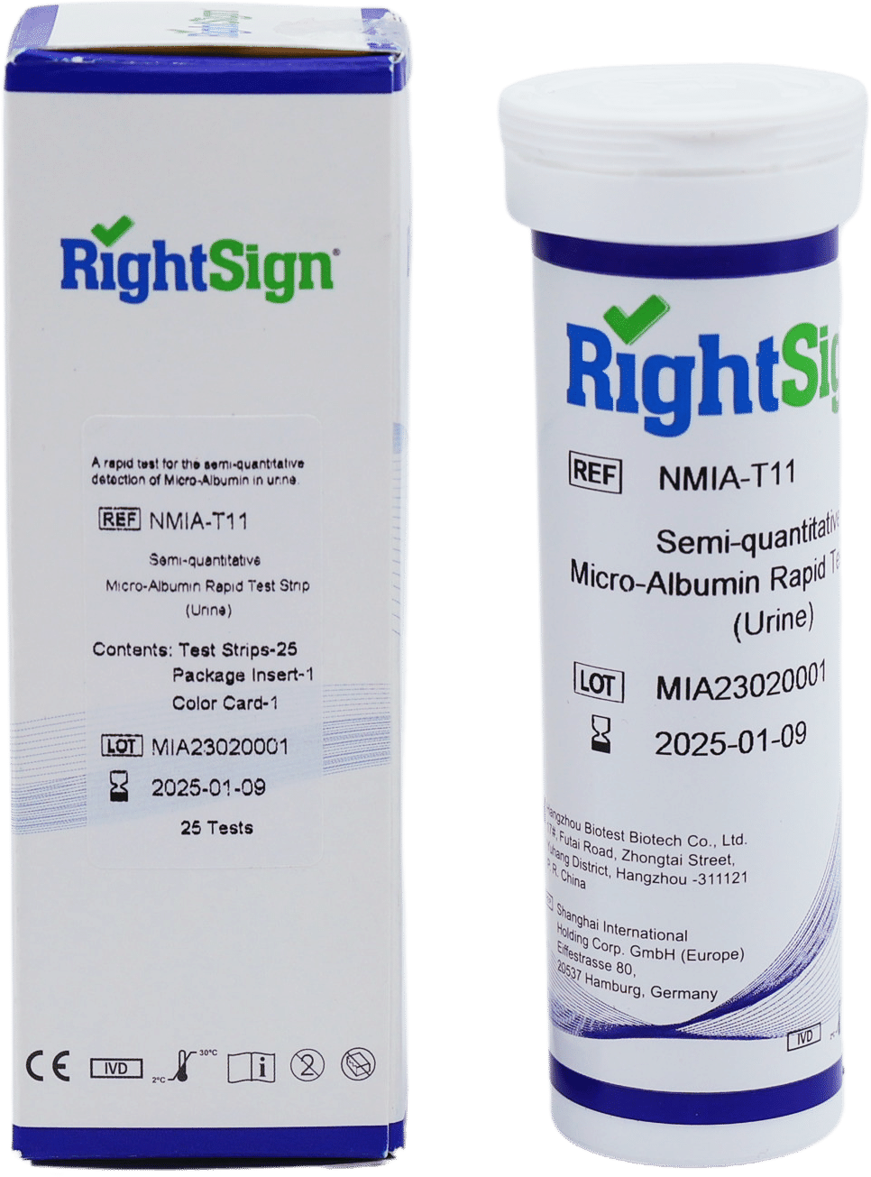 Buy RightSign Microalbumin Test Strip Online | OdemShop